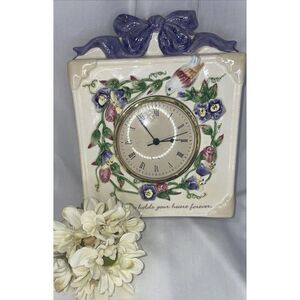 Mark Stevens Industries clock A MOTHER HOLDS YOUR HEART FOREVER BIRD VINTAGE
